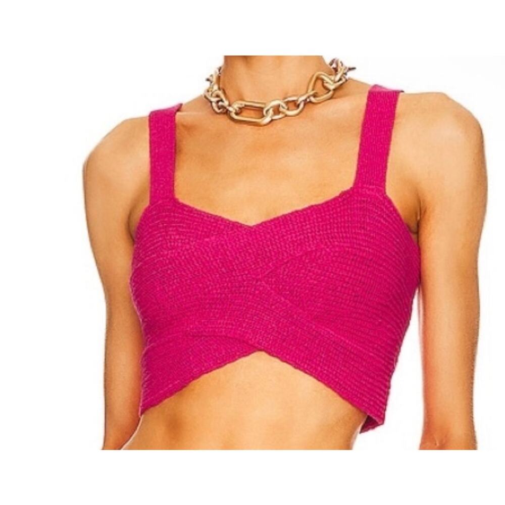 Cult Gaia Brienn Knit Crop Top – XS